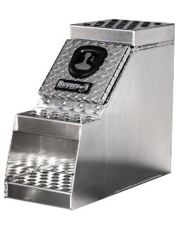 Buyers Products 1705182 24" x 28" x 24" Aluminum Step Box for Medium and Heavy-Duty Trucks - BUY 1705182
