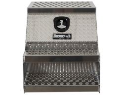 Buyers Products 1705182 24" x 28" x 24" Aluminum Step Box for Medium and Heavy-Duty Trucks - BUY 1705182