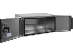 Buyers Products 1705310 18" x 18" x 48" Double Barn Door Smooth Aluminum Tool Box - BUY 1705310