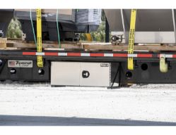 Buyers Products 1705303 18" x 18" x 30" Double Barn Door Smooth Aluminum Tool Box - BUY 1705303