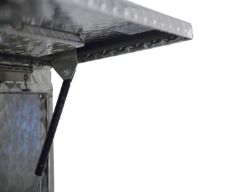 Buyers Products 1705650 21" x 12"/10" x 88" Contractor Style Diamond Tread Aluminum Topside Toolbox - BUY 1705650