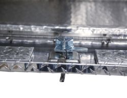 Buyers Products 1705650 21" x 12"/10" x 88" Contractor Style Diamond Tread Aluminum Topside Toolbox - BUY 1705650