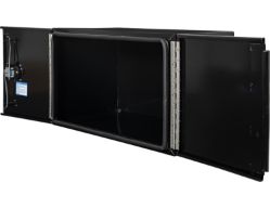 Buyers Products 1705910 18" x 18" x 48" XD DBL Black Smooth Aluminum Toolbox - BUY 1705910