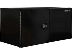 Buyers Products 1705910 18" x 18" x 48" XD DBL Black Smooth Aluminum Toolbox - BUY 1705910
