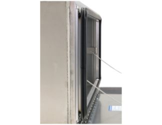 Buyers Products 1706405 18" x 18" x 36" Aluminum Smooth Drop Door Toolbox XD Series 