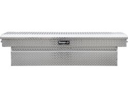 Buyers Products 1709420 18" X 27" X 71" Diamond Tread Aluminum Crossover Truck Tool Box - BUY 1709420