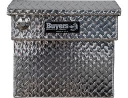 Buyers Products 1709420 18" X 27" X 71" Diamond Tread Aluminum Crossover Truck Tool Box - BUY 1709420