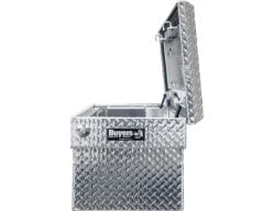 Buyers Products 1709420 18" X 27" X 71" Diamond Tread Aluminum Crossover Truck Tool Box - BUY 1709420