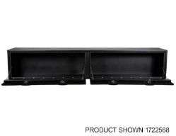 Buyers Products 1722551 16" x 13" x 72" Textured Matte Black Diamond Tread Aluminum Topsider Truck Box - BUY 1722551