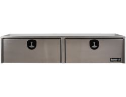 Buyers Products 1751651 16" x 13" x 72" Natural Smooth Aluminum Topside Toolbox - BUY 1751651