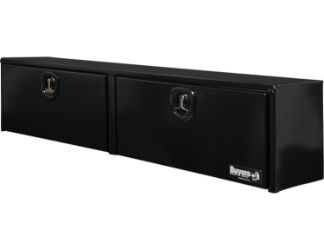 Buyers Products 1752151 16" x 13" x 72" Topsider Black Smooth Aluminum Toolbox 