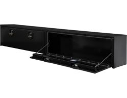 Buyers Products 1752151 16" x 13" x 72" Topsider Black Smooth Aluminum Toolbox - BUY 1752151
