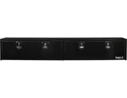 Buyers Products 1752163 18" x 16" x 72" Topsider Black Smooth Aluminum Toolbox - BUY 1752163