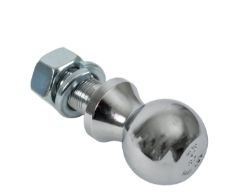 Buyers Products 1802134 5000# Chrome Hitch Towing Ball - 2" x 1" x 2-1/8" - BUY 1802134