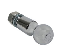 Buyers Products 1802175 5000# Chrome Hitch Towing Ball with 2" Riser - 2-5/16" x 1-1/4" x 2-1/2" - BUY 1802175