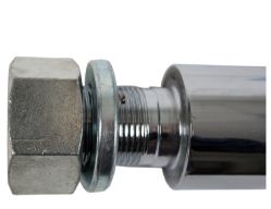 Buyers Products 1802175 5000# Chrome Hitch Towing Ball with 2" Riser - 2-5/16" x 1-1/4" x 2-1/2" - BUY 1802175