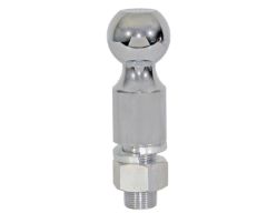 Buyers Products 1802175 5000# Chrome Hitch Towing Ball with 2" Riser - 2-5/16" x 1-1/4" x 2-1/2" - BUY 1802175
