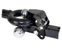 Buyers Products 1802279 Adjustable Tri-Ball Multi-Ball Hitch with Pintle Hook and 1-7/8" - 2" - 2-5/16" Chrome Towing Balls - BUY 1802279