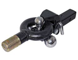 Buyers Products 1802279 Adjustable Tri-Ball Multi-Ball Hitch with Pintle Hook and 1-7/8" - 2" - 2-5/16" Chrome Towing Balls - BUY 1802279
