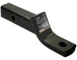 Buyers Products 1803007 6000# 2" Straight Ball Mount with 2" Drop x 10" Length - Black Powder Coat Finish - BUY 1803007