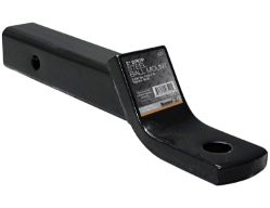 Buyers Products 1803007 6000# 2" Straight Ball Mount with 2" Drop x 10" Length - Black Powder Coat Finish - BUY 1803007