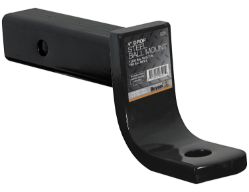 Buyers Products 1803010 6000# 2" High-Low Ball Mount with 4" Drop x 8" Length - Black Powder Coat Finish - BUY 1803010