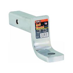 Buyers Products 1803011 6000# 2" High-Low Ball Mount with 4" Drop x 8" Length - Chrome Plated Finish 