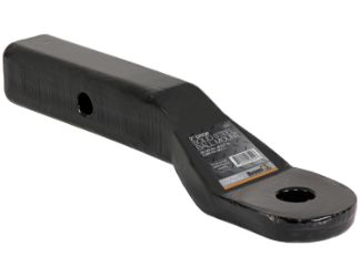Buyers Products 1803050 20000# 2" Heavy-Duty Solid Towing Ball Mount with 2" Drop x 7.63" Length and 1" Hole 