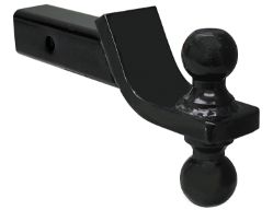 Buyers Products 1803215 Double Ball Mount with 2" and 2-5/16" Towing Balls - 2" Drop x 8" Length - BUY 1803215