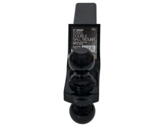 Buyers Products 1803215 Double Ball Mount with 2" and 2-5/16" Towing Balls - 2" Drop x 8" Length 