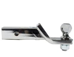 Buyers Products 1803308 Black Powder Coated Ball Mount Kit with 2" Drop includes 2-5/16" Ball and Hitch Pin - BUY 1803308
