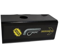 Buyers Products 1803308 Black Powder Coated Ball Mount Kit with 2" Drop includes 2-5/16" Ball and Hitch Pin - BUY 1803308