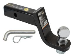Buyers Products 1803312 Black Powder Coated Ball Mount Kit with 4" Drop includes 1-7/8" Ball and Hitch Pin - BUY 1803312