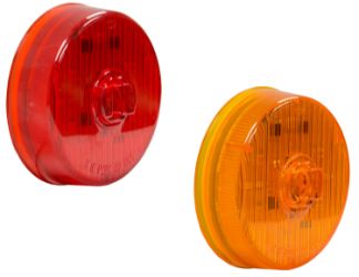 Buyers Products 5622527 2.5" Amber 7 LED Round Marker Light 