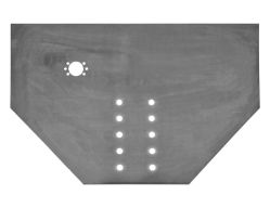 Buyers Products 1809029 1" x 34.5" x 22.5" Fabricators Hitch Plate - BUY 1809029