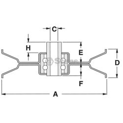 Stens 280-870 V-Idler - STE 280-870