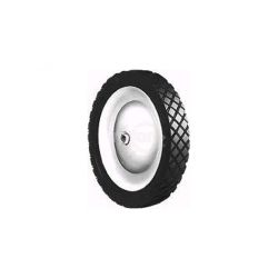 Rotary 286 9" x 1.95" White Steel Wheel 