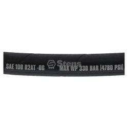 Stens 3001-0010 3/8" X 72" SAE 100 R2AT 2 Wire Hydraulic Hose - STE 3001-0010