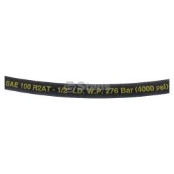 Stens 3001-0107 1/2" X 48" SAE 100 R2AT 2 Wire Hydraulic Hose - STE 3001-0107
