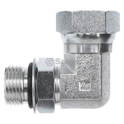Stens 3001-1318 Male ORB to Female Pipe 90 Elbow Swivel Hydraulic Adapter 