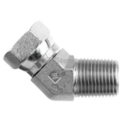 Stens 3001-1360 NPT to NPT 45 Swivel Male to Female Hydraulic Adapter 