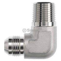 Stens 3001-1372 Male JIC 37 to Male Pipe 90 Elbow Hydraulic Adapter 