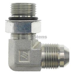 Stens 3001-1394 Male JIC to Male ORB 90 Elbow Hydraulic Adapter 