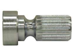 Buyers Products 3001895 Male 21 Spline x 1-13/16" Male Stub Shaft - Zinc Plated - BUY 3001895