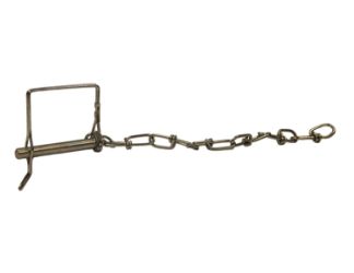 Buyers Products 3003316 Zinc 3/8" x 2-1/4" Clip with 8" Chain 