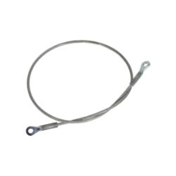 Buyers Products 3004713 25.75" PVC Coated Steel Wire Door Lanyard with Two Eyes Swagged - BUY 3004713