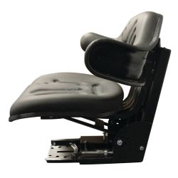 Stens 3010-0000 Black Adjustable Economy Suspension Seat - STE 3010-0000