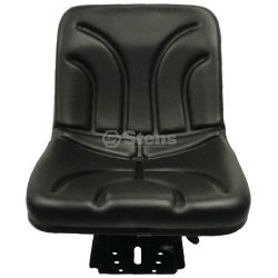 Stens 3010-0032 Black Vinyl Adjustable Compact Seat - STE 3010-0032