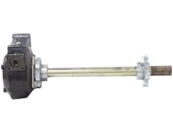 Buyers Products 3010991 Replacement 25:1 Gearbox Assembly with 2" Shaft & Sprockets 