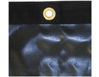 Buyers Products 3016004 7 x 21 Black Solid Vinyl Replacement Dump Tarp 